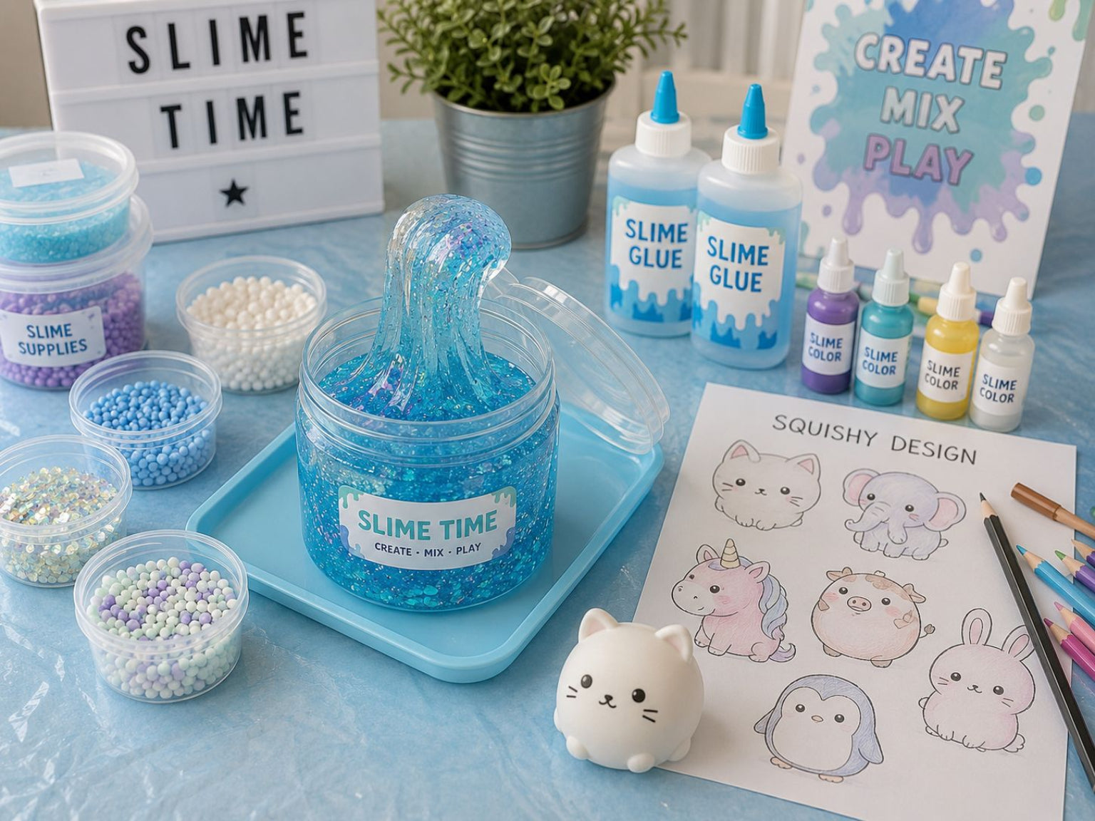 🫟 Slime Time & Squishy versieren🧪